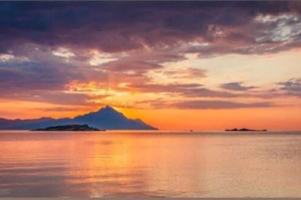 Villa Ulyana Kriaritsi - Athos Sea View & Spa エクステリア 写真