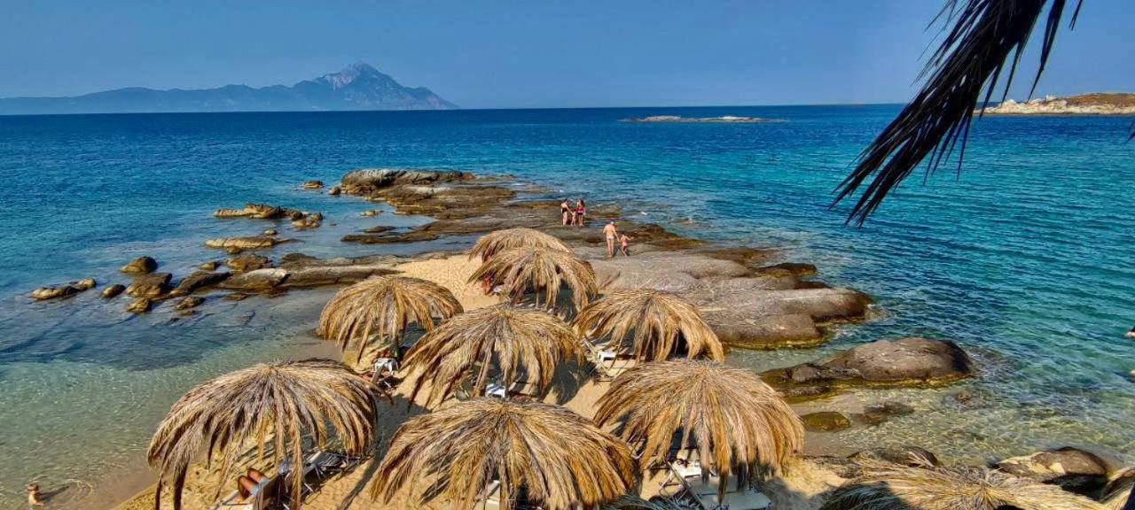 Villa Ulyana Kriaritsi - Athos Sea View & Spa エクステリア 写真